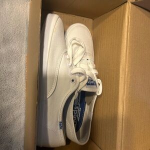 Keds Men's Classic White Canvas Sneakers